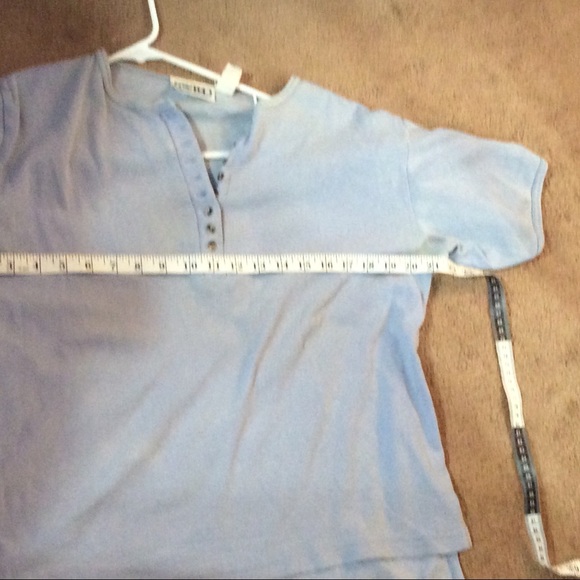 Short Sleeve Henley Sweater Top - Picture 5 of 6